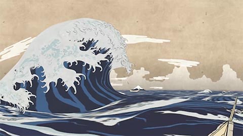浮世絵 ×VR「Great Wave 北斎」